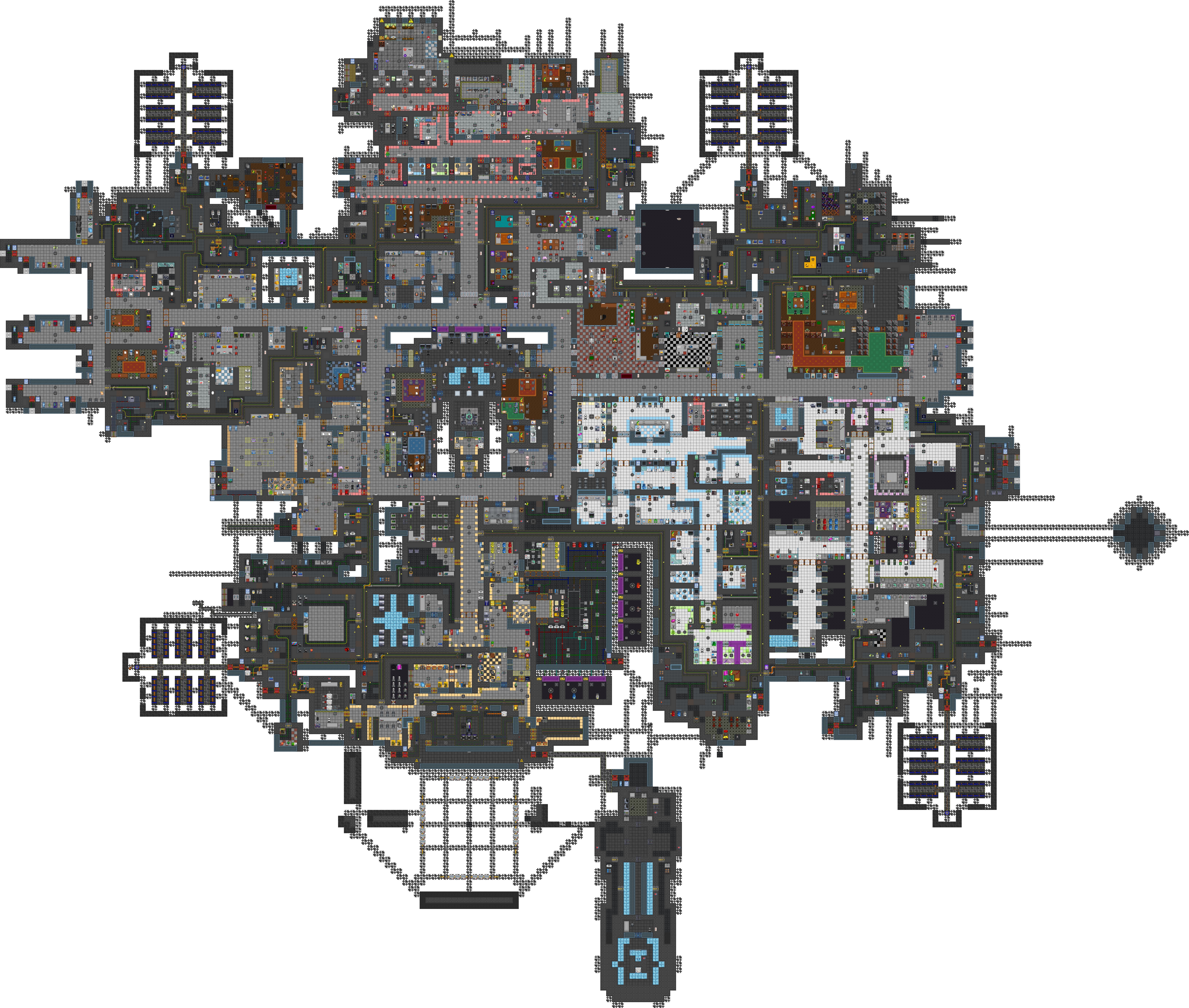 Карты сс. Спейс Стейшен 14. Space Station 13 Box Station карта. Space Station 14 карта. Delta Station ss14.